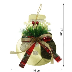 Ornament brad, Flippy, Om de zapada, Auriu, Lucios, 16*17CM, Acril, Interior/ Exterior - Img 9