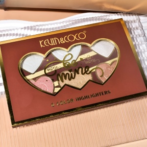 Paleta Iluminatoare, Kevin & Coco, 6 Nuante, Be Mine, Culori Calde, Dreptunghiulara, 140 g, Valabilitate 24 Luni, 17.4x11.5x1.3 cm, Varianta A, Nude - Img 6