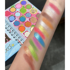 Palete de Machiaj, KEVIN & COCO, Colour Fruit Party, Fard de Pleoape, 20 culori, 15.3 x 17.4 x 1.2 cm - Img 5