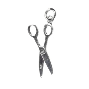 Pandantiv, Jolie Silver, Argint 925, Model Foarfeca, 2.2 g, 27x15 mm - Img 1