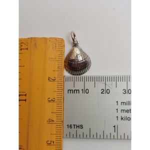 Pandantiv, Jolie Silver, Argint 925, Model Scoica Mare, 1.7 G, 1.6 x 1.3 Cm - Img 3