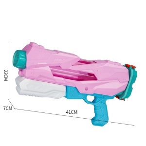 Pistol cu Apa pentru Copii, Rezervor, Pentru Piscina/Plaja, Flippy, 6ani+, 5 duze, Quick Fill, Roz, 800ML - Img 9