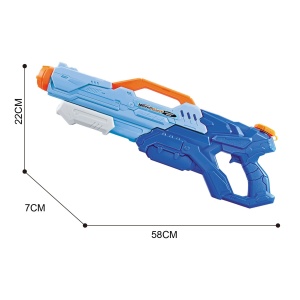 Pistol cu Apa pentru Copii, Rezervor, Pentru Piscina/Plaja, Flippy, 6ani+, Albastru, 1500ML - Img 2