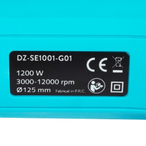 Polizor unghiular Detoolz, 1200W, 125mm diametru disc, cu variator de turatie - Img 3