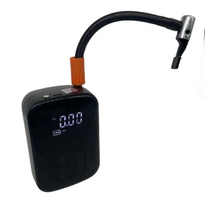 Pompa de Aer Wireless, Flippy, Portabila, 150 PSI, Pentru Anvelope si Mingi, Baterie 2000 mAh, Afisaj Digital, 12.7 x 8.5 cm, Negru - Img 7