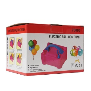 Pompa Electrica Pentru Umflat Baloane, 600 W, Roz cu albastru, - Img 4