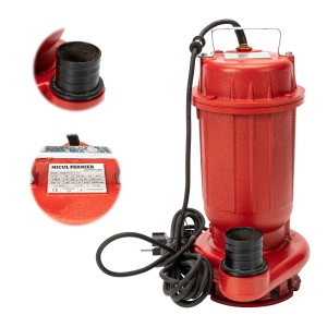Pompa pentru apa murdara din fonta, WQD rosie 16 m, 1100W, 250 l/min - Img 1