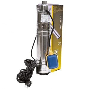 Pompa submersibila QGD 3.1 cu Plutitor, 1100 W, 120 m inaltime, 3 mc/h, 1"
