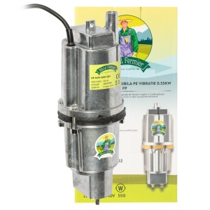 Pompa submersibila vibratii, 0,55 kW, 2200 l/h, 1/2", GF-1325-S001-G02
