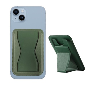 Portofel Flippy MagSafe pentru carduri cu suport integrat, Verde - Img 1