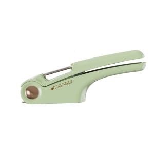 Presa Multifunctionala pentru Usturoi 4in1, Flippy, Presa, Feliator, Desfacator de Borcane, Curatator Fructe/Legume, 22 x 8.8 cm, Verde - Img 1
