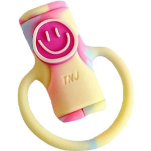 Protectie cablu USB, din silicon, model 1, multicolor - Img 1