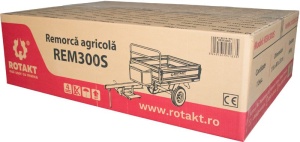 REM300S Remorca agricola capacitate incarcare 300 Kg, roti 4.00-8 - Img 2