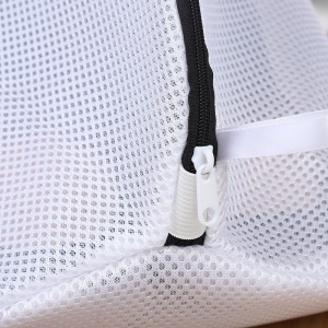 Sac pentru spalare si uscare incaltaminte Flippy, compatibil cu masina de spalat, material rezistent, 42 x 24 x 24 cm, alb - Img 6
