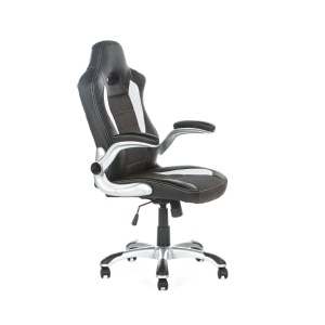Scaun de birou directorial US22 Space, negru, 70x66x118-130 cm - Img 1