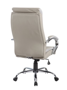 Scaun de birou directorial US91 Volance, gri, 65x71x105-115 cm - Img 3