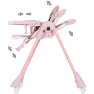 Scaun de masa Chipolino Candy Shop flamingo - Img 5