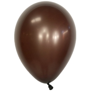 Set 10 Baloane din Latex, Flippy, Model Party, 30 cm, 5x Maro, 5x Bej, 2.8 g - Img 2