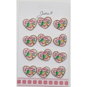 Set 12 Brose Martisor Primavara Inima Un Martisor Calator