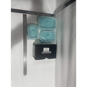 Set 3 caserole pliabile Flippy, din silicon, rezistenta la temperaturi ridicate, usor de depozitat si curatat, 350/500/800 ml, utilizare in cuptorul cu microunde, albastra - Img 8