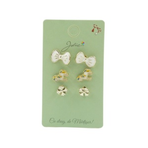 Set 3 Perechi Cercei Fundita, Unicorn, Floare