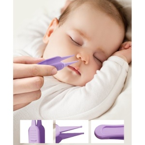 Set 4in1 de Ingrijire Unghii pentru Bebelusi, Flippy, Cutie de Depozitare Tip Cerb, 0-6 Ani, 11 x 6 x 11 cm, Mov - Img 3