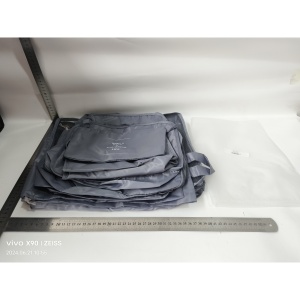 Set 8 huse organizare bagaj Flippy, material poliester, impermeabil, cu fermoar, pentru calatorii sau dulap, sac pentru pantofi inclus, pliabil, gri - Img 6