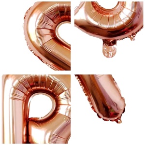 Set Baloane din Folie Metalizata, Flippy, Model Miss to Mrs cu Inel de Logodna, Litere de 40 cm, Tema Iubire, Baloane Party, Ambalaj Individual, Pai Inclus, Umflare cu Aer sau Heliu, Roz - Img 5