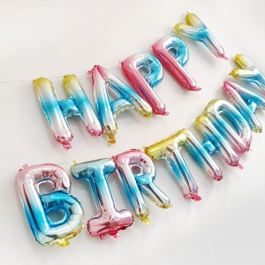 Set baloane folie Flippy, Happy Birthday, 40 cm, multicolor - Img 4
