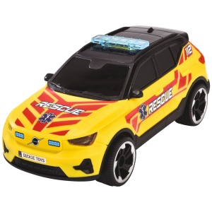 Set Dickie Toys Rescue Transporter 40 cm cu camion, masina, elicopter si accesorii - Img 6