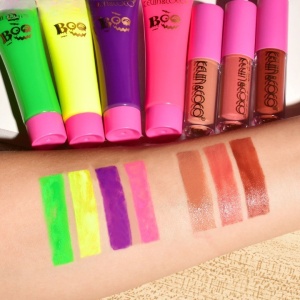 Set Produse de Pictat Fata, KEVIN & COCO, Halloween, 12 culori, 3 Rujuri, 4 Tuburi Vopsea, 25.5 x 20.5 x 2.6 cm, Multicolor - Img 2