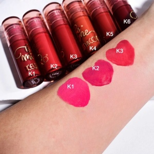 Set Rujuri de Buze Mate, KEVIN &amp; COCO, Be Mine 3 Culori, Lip-Gloss, 11 x 7.3 x 2.7cm, Roz, Varianta A - Img 2