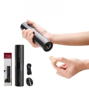 Set Tirbuson Electric din 5 piese, Flippy, Deschizator Electric, cu Baterii, Multifunctional, 23x14cm, Negru - Img 3