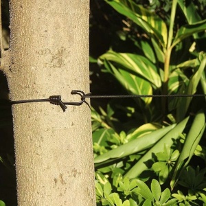 Sfoara pentru Uscarea Hainelor, Flippy, Portabila, 12 Clips-uri Incluse, 180 cm, PP Cablu de Otel, Negru - Img 4