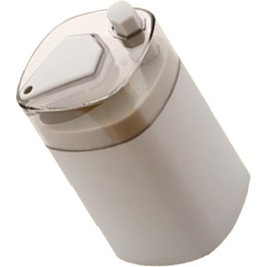 Suport Scobitori, Flippy, Automat, cu Buton si Capac, din PP, 9.5x6 cm, Gri - Img 2