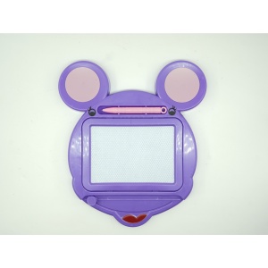 Tabla Magnetica pentru desen Flippy, Pix, forma Soricel, dimensiuni 23x26.5 cm, Dezvolta Creativitatea, Mov - Img 4