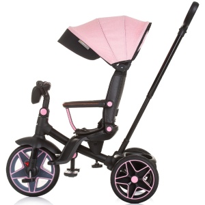 Tricicleta cu copertina si sezut reversibil Chipolino Derby flamingo - Img 3