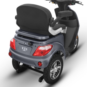Triciclu electric 1000W, Voltarom VM4 Fara permis, 60V, 20Ah, viteza maxima 25 Km pe ora, Gri, Autonomie 50Km - Img 6