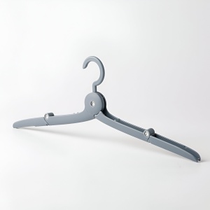 Umeras Pliabil de Calatorie, Flippy, Mini Cuier Portabil pentru Haine, Suport de Uscare, 14x7x1.4cm, Gri - Img 8