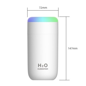 Umidificator, H2O, cu difuzor de aroma, Culori random - Img 4