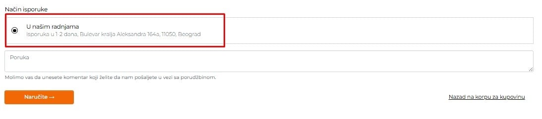 U našim radnjama