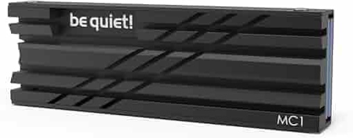 be quiet! MC1 M.2 SSD cooler, Compatible with M.2 SSD slot of PlayStation5, Fits both single and double sided M.2 2280 modules BZ002