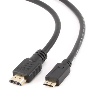 Gembird MONITOR Cable, High speed mini HDMI 4K with Ethernet, HDMI-mini/HDMI M/M, Gold Plated, Braided, 1.8 m, Gold plated, Supports 4K UHD resolutions at 60 Hz CC-HDMI4C-6