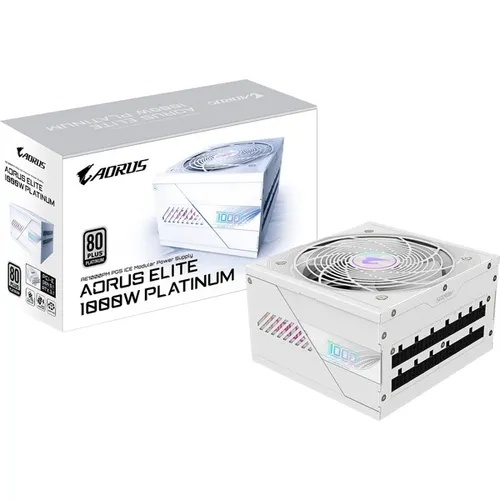 Gigabyte AORUS ELITE P1000W 80+ Platinum Modular PCIe 5.0 ICE GP-AE1000PM PG5 ICE