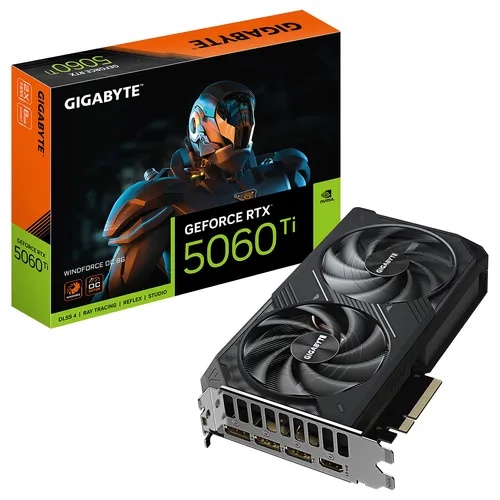 Gigabyte GeForce RTX 5060 Ti WINDFORCE OC 8GB GV-N506TWF2OC-8GD *