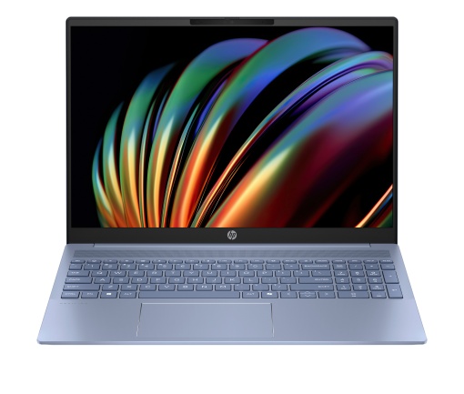 HP consumer HP Pavilion 16-af0005nn, Intel Core Ultra 7 155U, 16GB RAM onboard, 512GB PCIe NVMe SSD, 16" WUXGA IPS AG 1920x1200, Intel Graphics, Backlit, 2 USB-C 3.2, 1 USB-A 3.2, 1 USB-A 3.1, 1 HDMI-out 2.1, BT 5.3, FreeDOS, US, Sky blue, 2yw A73TQEA