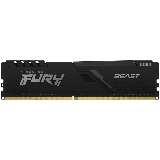 Kingston DDR4 8GB 3600MHz [FURY BEAST], Non-ECC UDIMM, CL17 1.35V, 288-Pin 1Rx8, w/Heatsink KF436C17BB/8