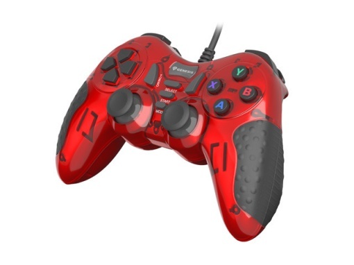 Natec GENESIS MANGAN 200, Game Pad USB2.0, Dual Vibration, Digital & Analog Mode, 15 Buttons NJG-1425