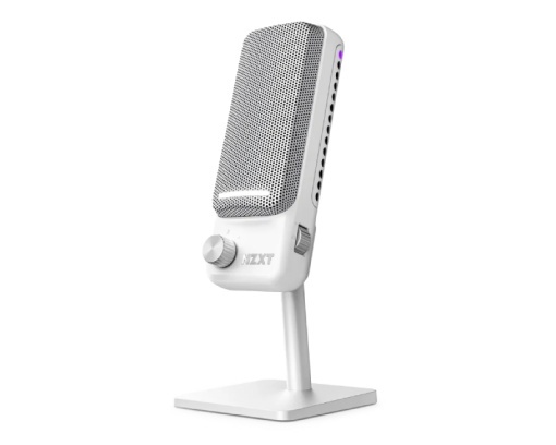 NZXT Žični USB Capsule Elite Gaming mikrofon beli (AP-PUMIC-W1)