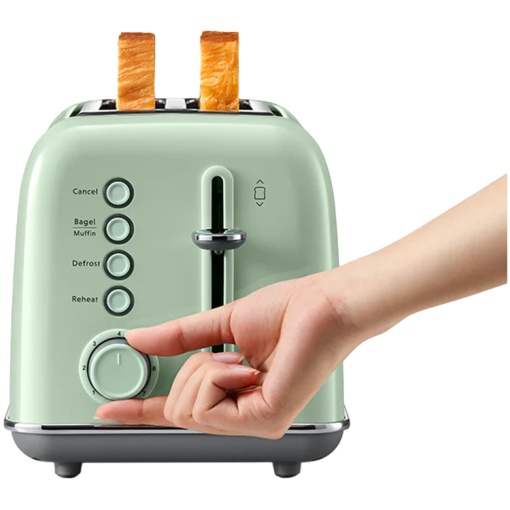 BUYDEEM 2 Slice Toaster, model DT620E, color Cozy Greenish, EU DT620E-CG/EU